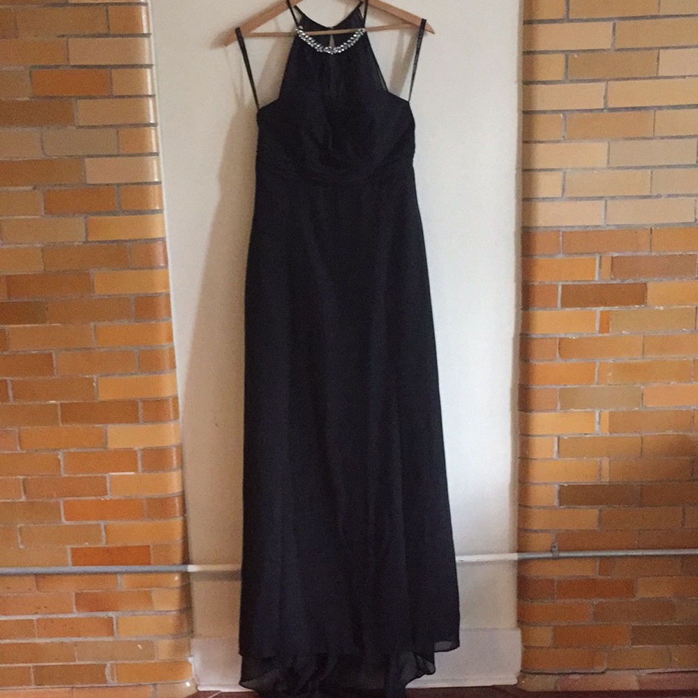 Black Alfred Angelo Bridesmaid Dress